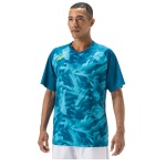 Yonex Sports T-shirt Crew Neck Club Team YM0033 (100% Polyester) 2025 teal men's